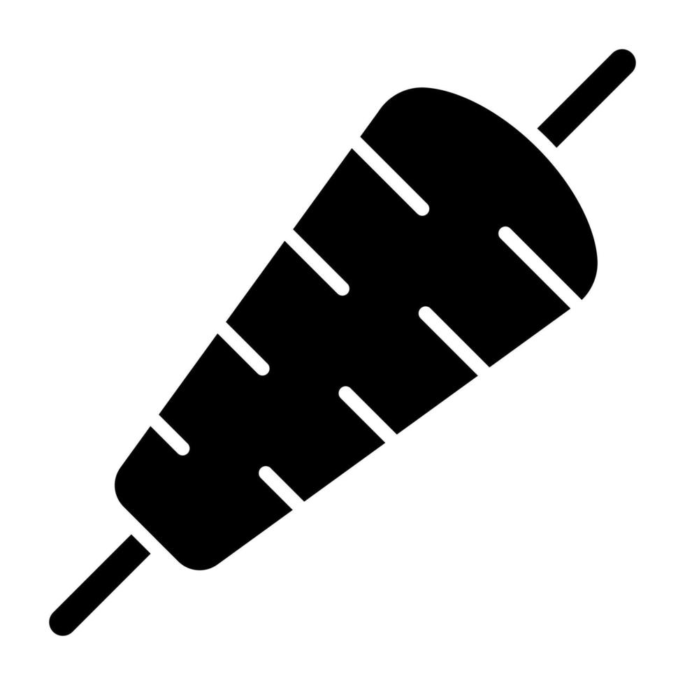 Doner Kebab Icon Style vector