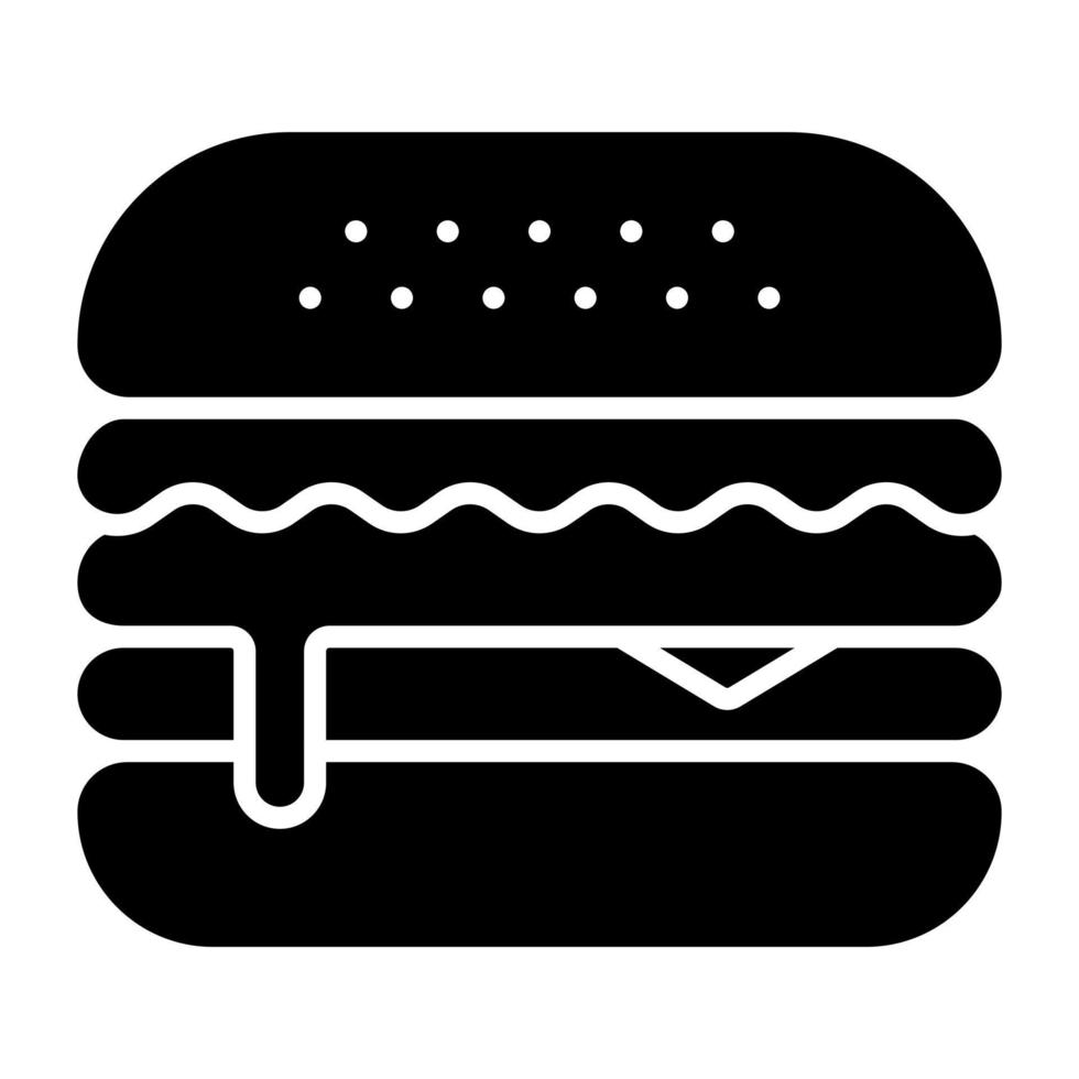 Burger Icon Style vector