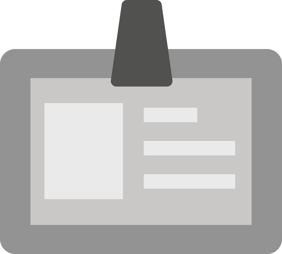 Journalism badge, illustration, vector on white background.