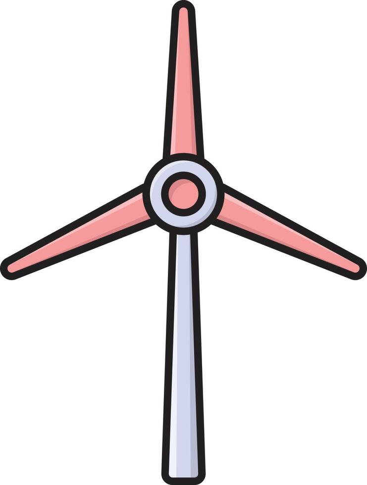 Ilustración de vector de turbina en un fondo. Símbolos de calidad premium. Iconos vectoriales para concepto y diseño gráfico.