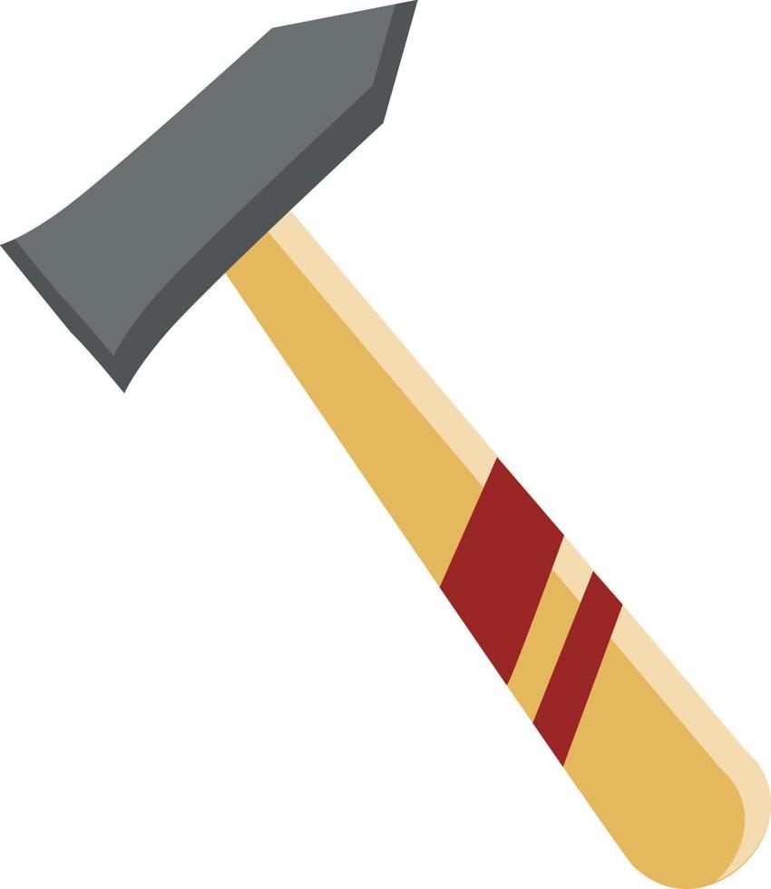 A big hammer, vector or color illustration.