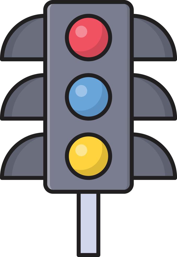 traffic light vector illustration on a background.Premium quality symbols.vector icons for concept and graphic design.