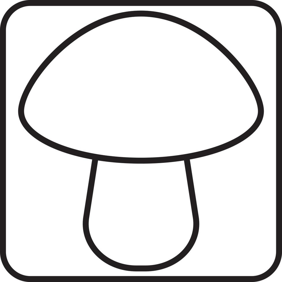 Fresh mushroom, illustration, vector on a white background.
