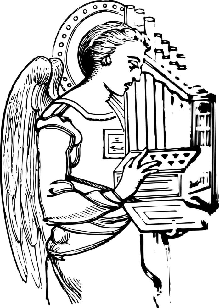 Regal, vintage illustration. vector