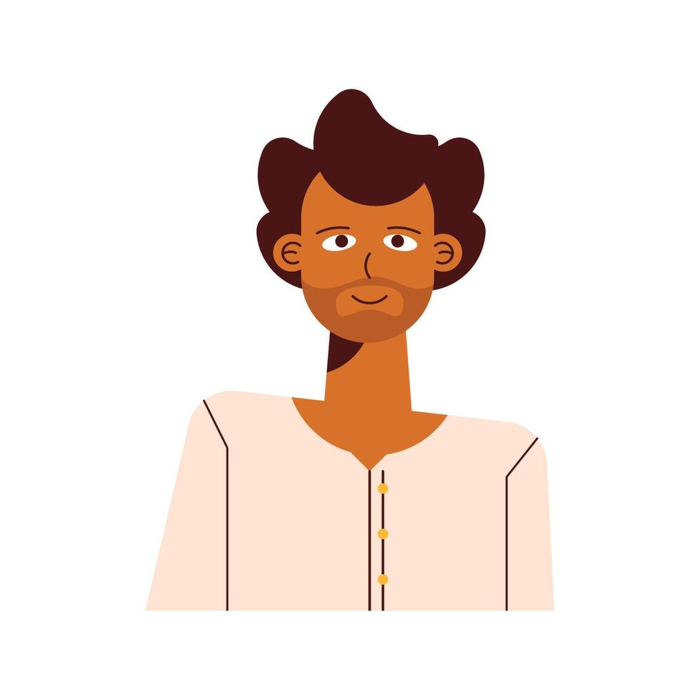 latin man avatar character 13697026 Vector Art at Vecteezy
