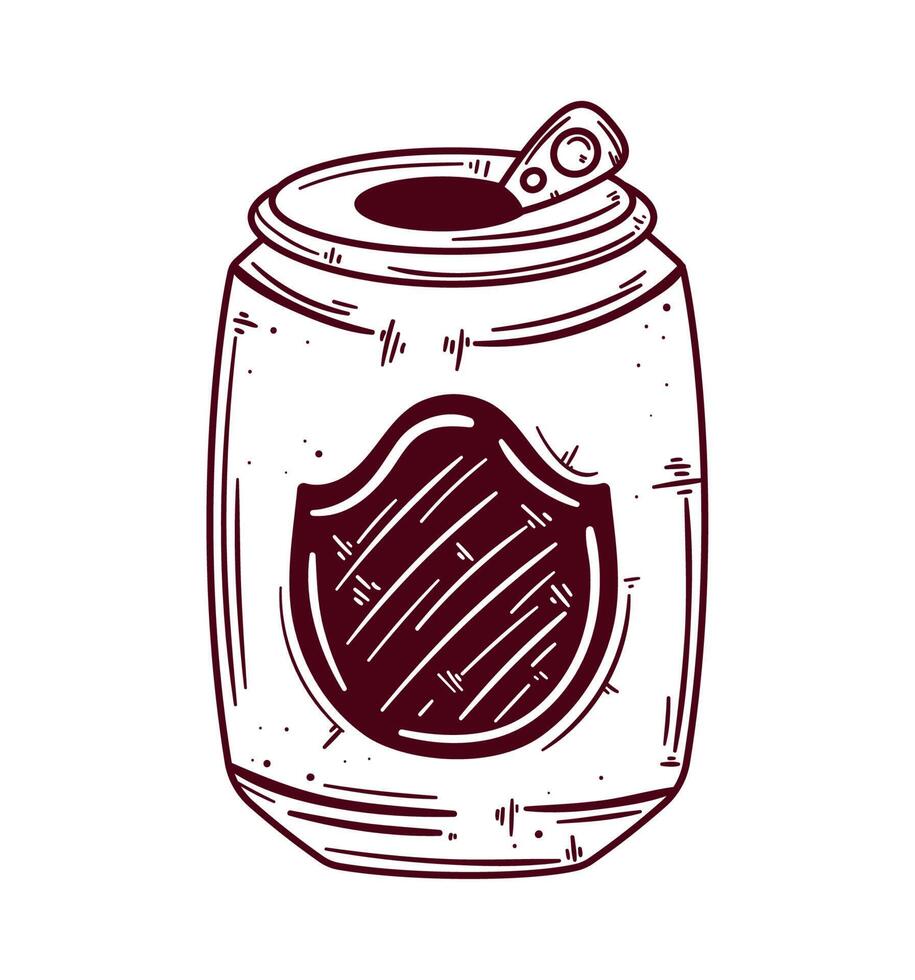 beer can drink vector