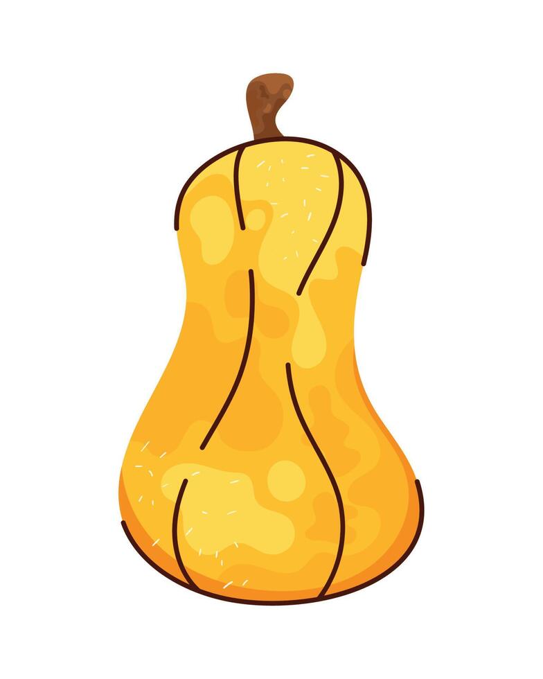 yellow pear fresh fruit vector