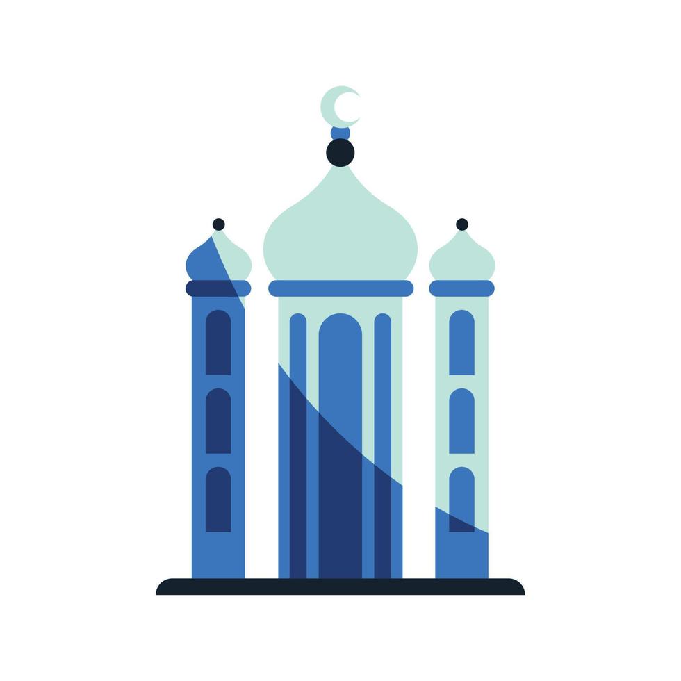 blue mosque muslim culture vector