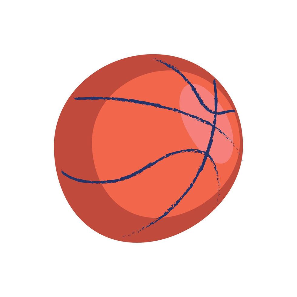 basketball sport balloon vector