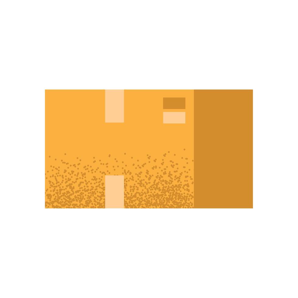 carton box delivery pack vector