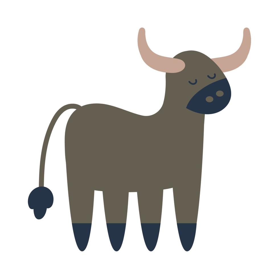ox farm animal vector