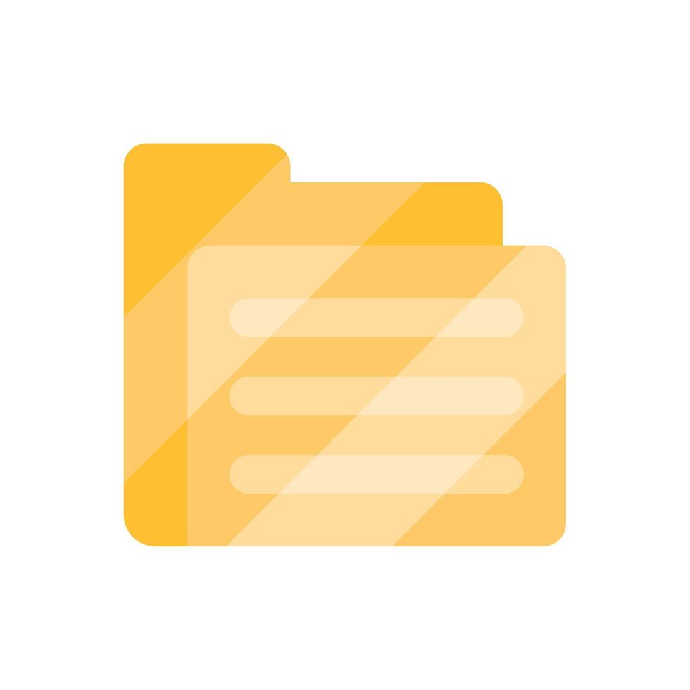 folder file glassmorphism vector