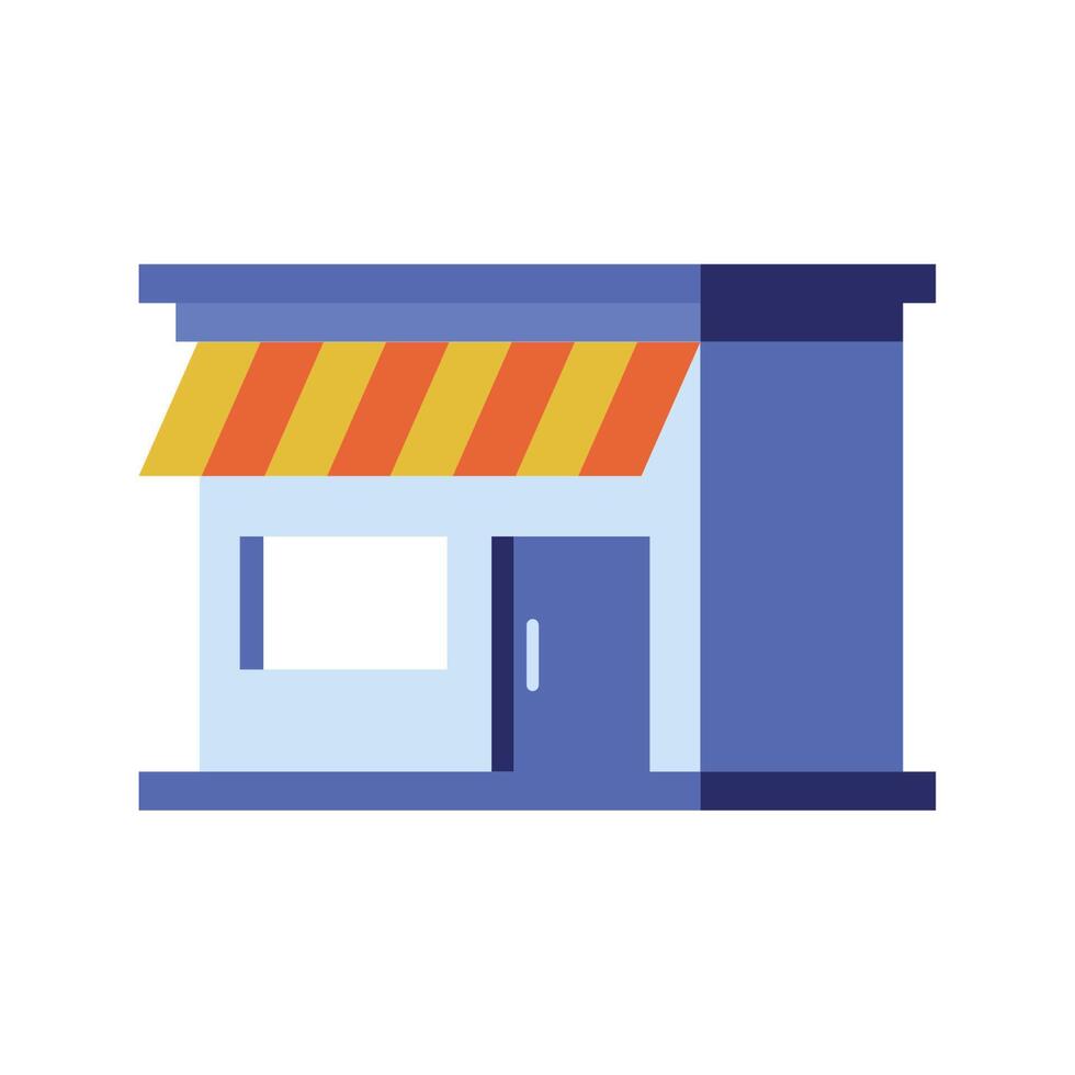 store building facade vector