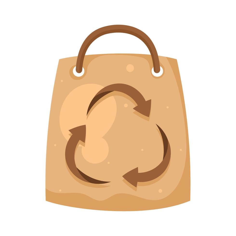 reusable shopping bag vector