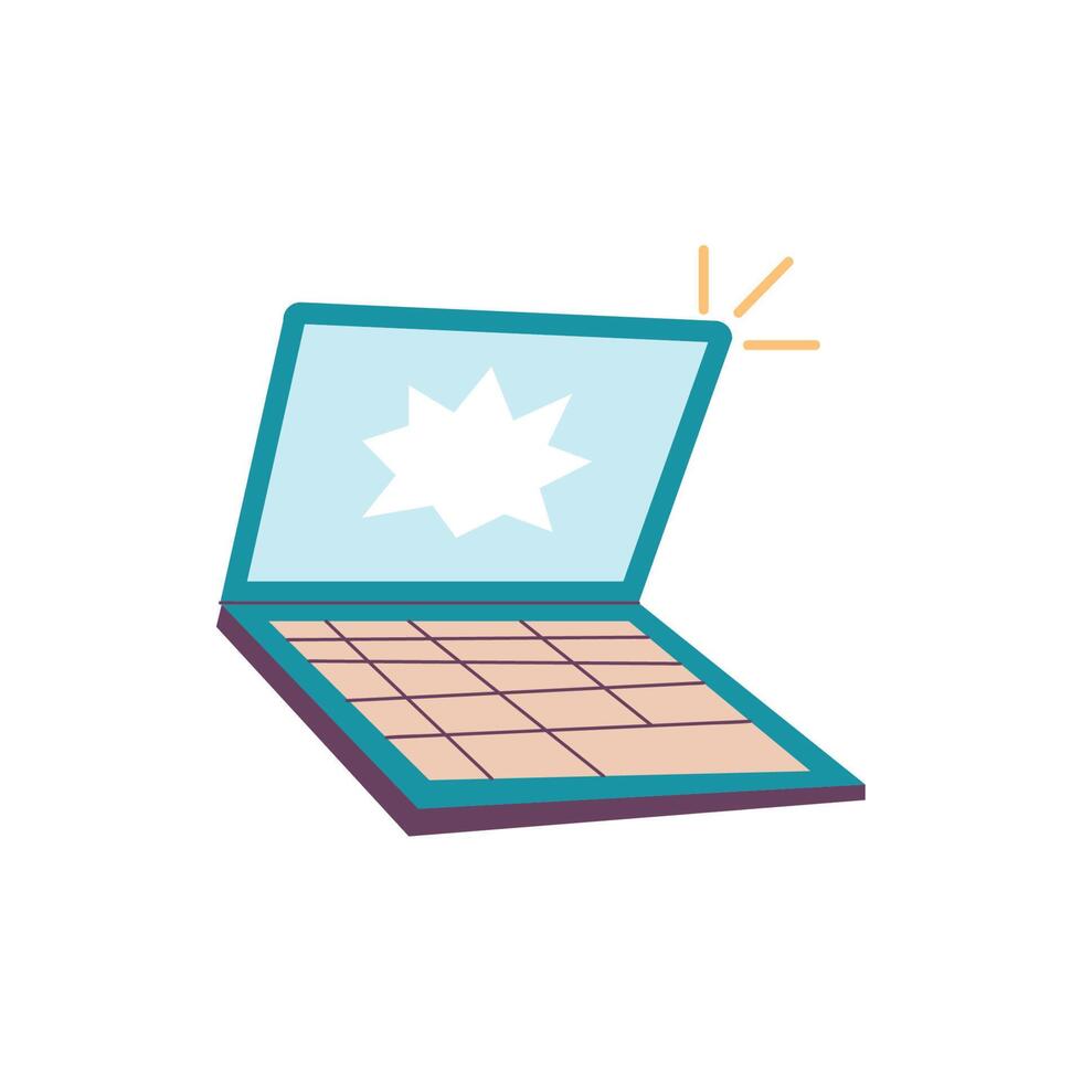 laptop computer portable vector