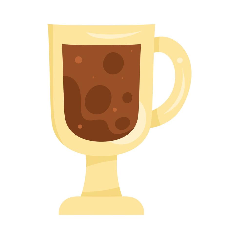 iced coffee cup vector
