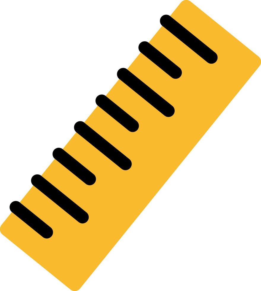 Ruler icon, illustration, vector on a white background.