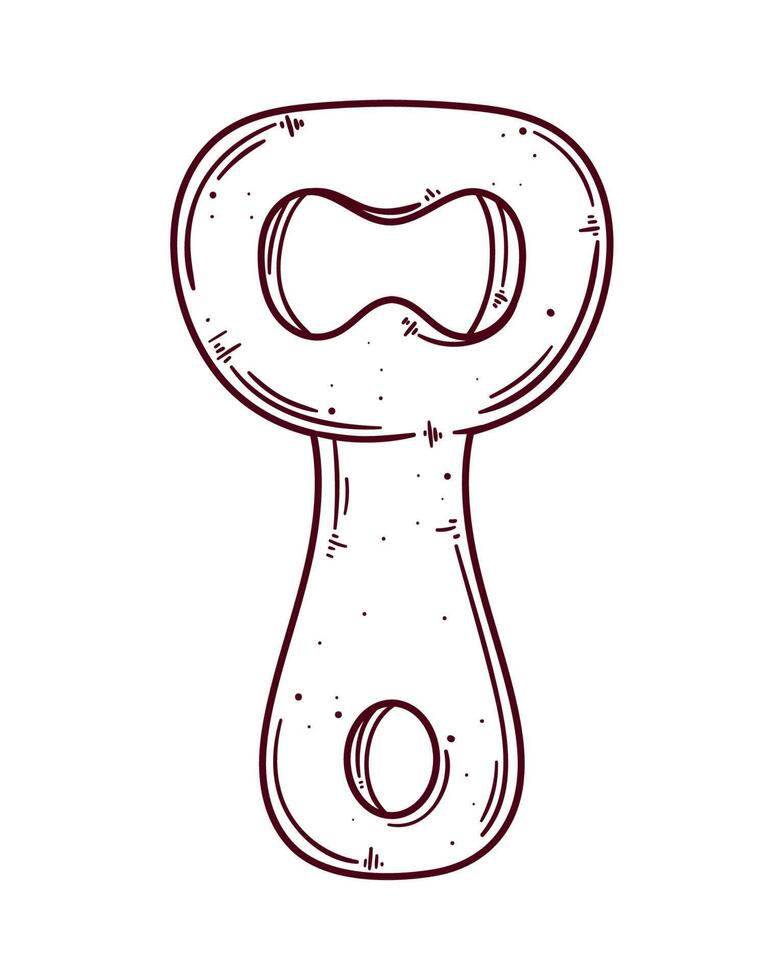 bottle opener tool vector