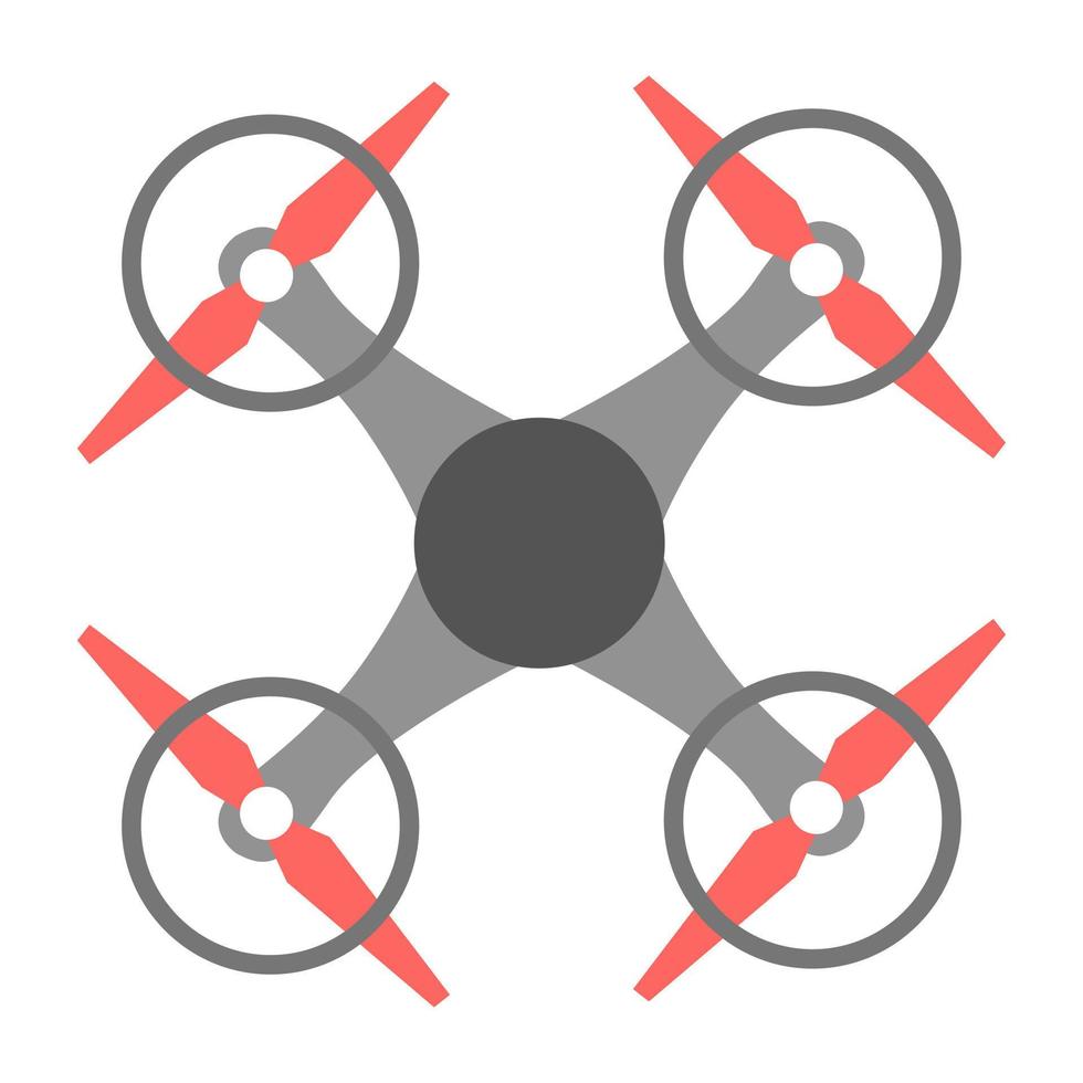 conceptos modernos de quadcopter vector