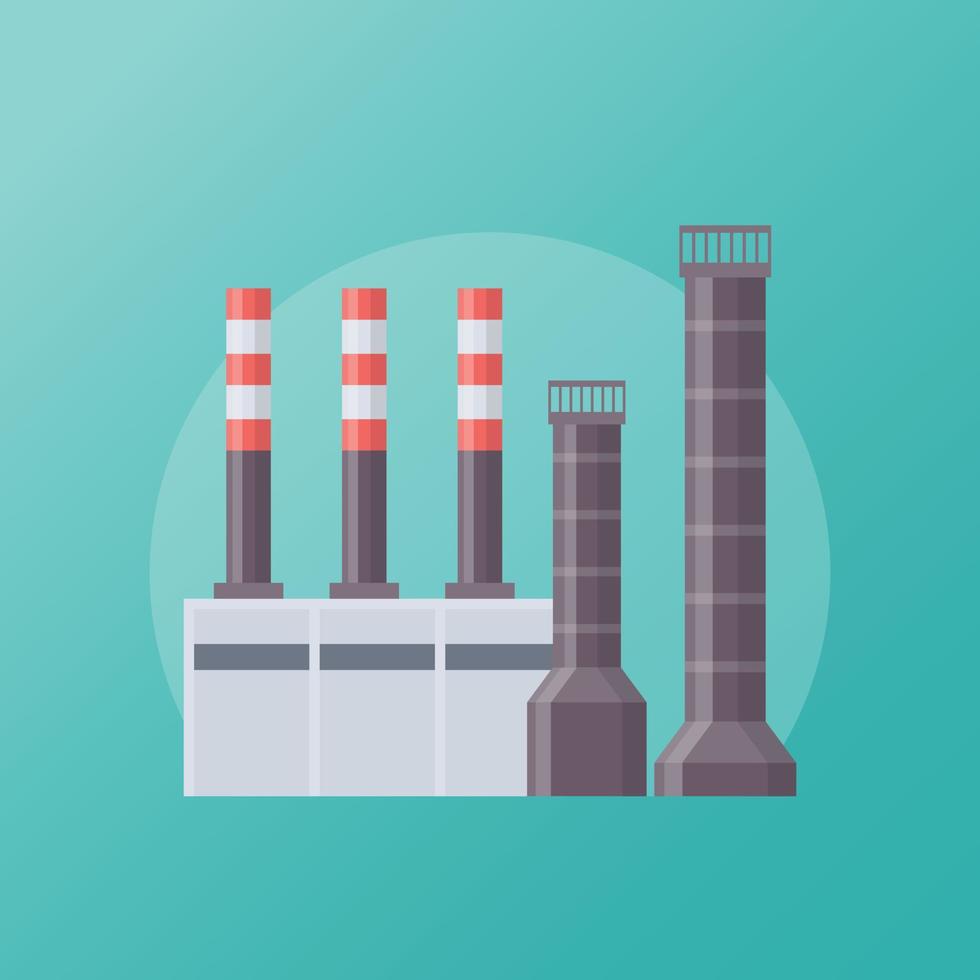 Trendy Power Plant vector