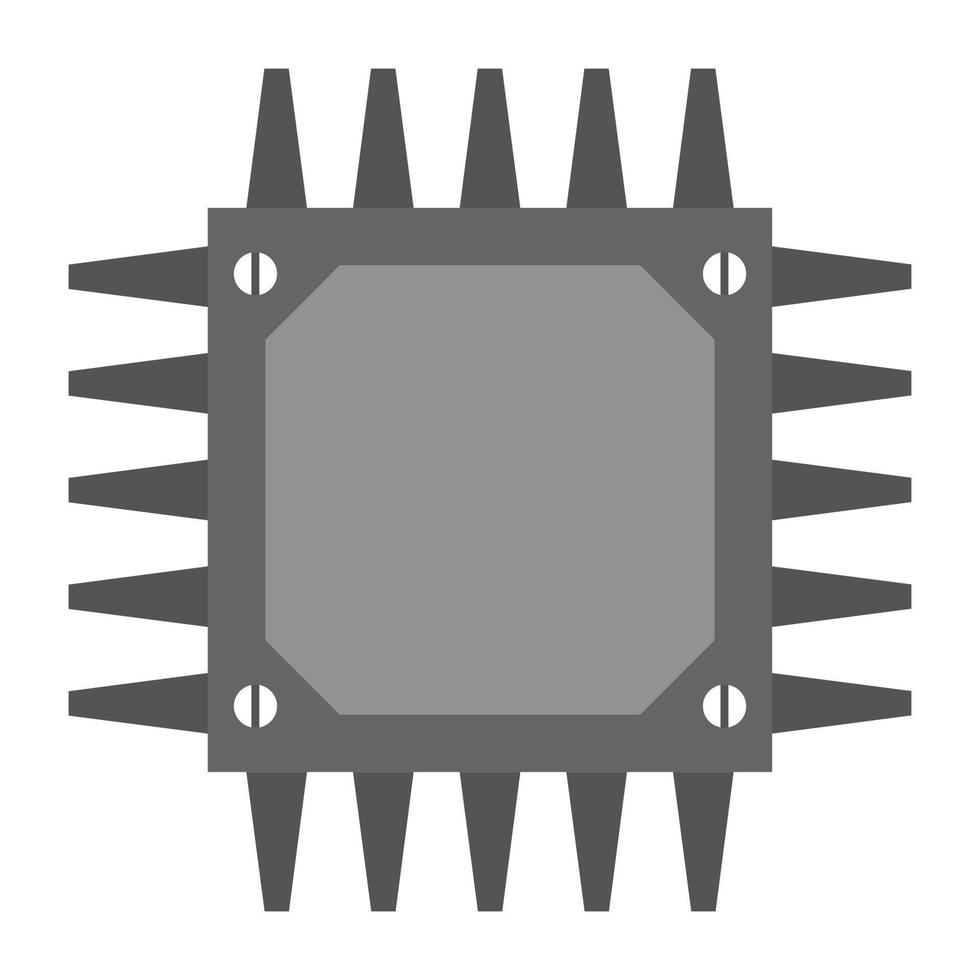 Trendy Microprocessor Concepts vector
