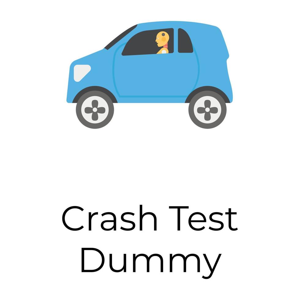 Crash Test Dummy vector