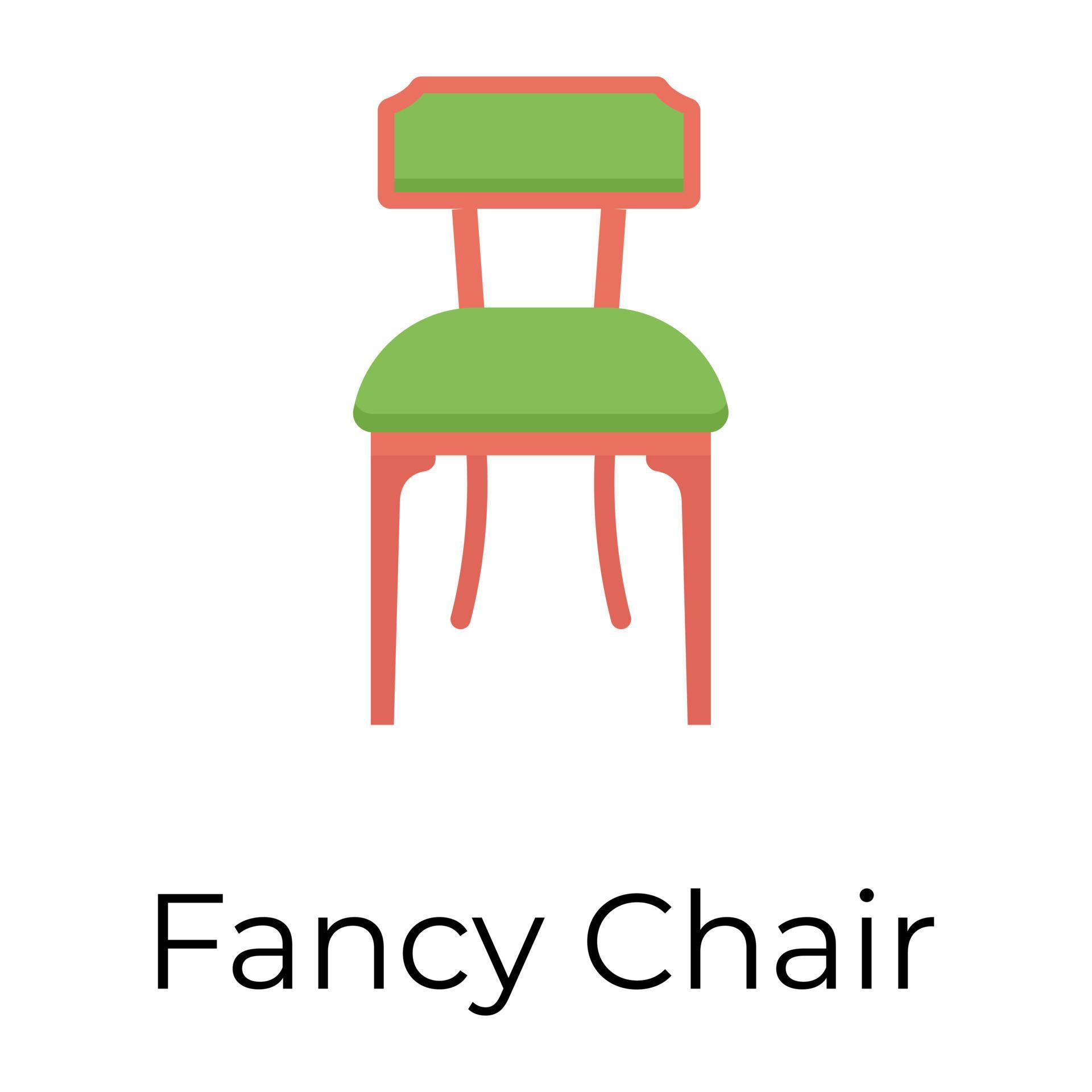 Trendy Fancy Chair 13698089 Vector Art at Vecteezy