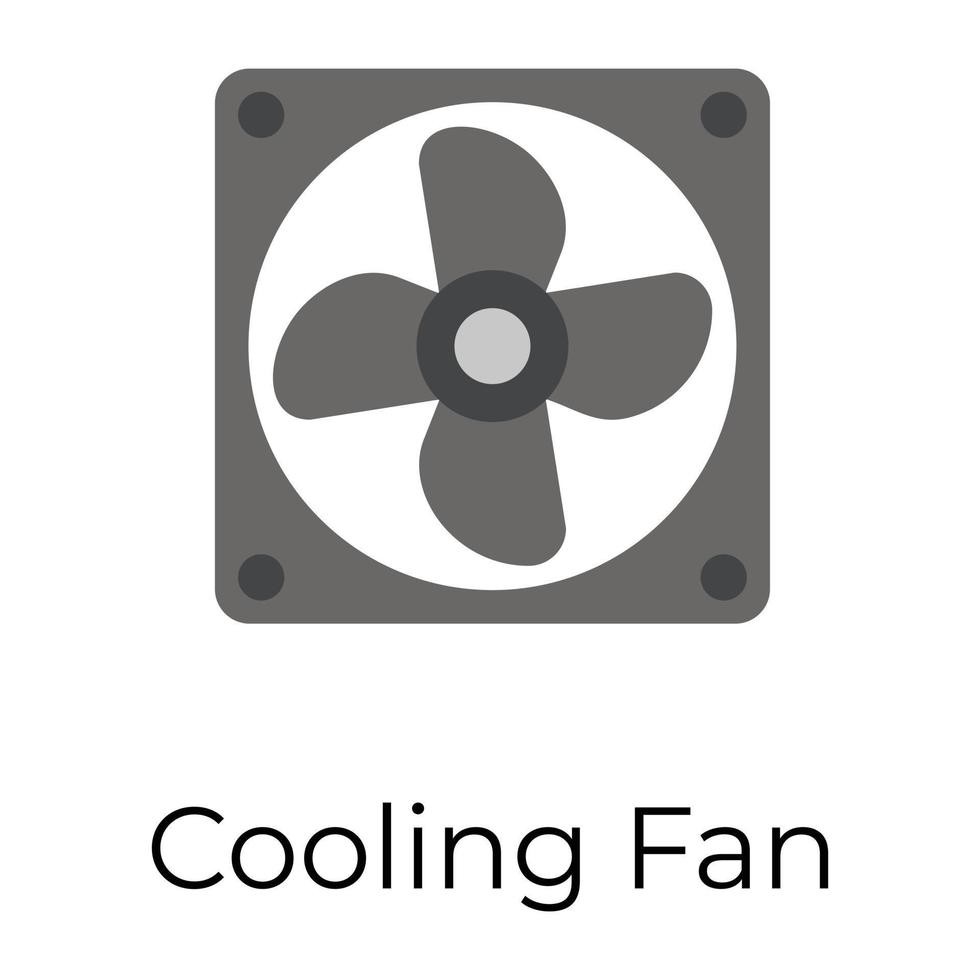Trendy Cooling Fan 13698150 Vector Art at Vecteezy