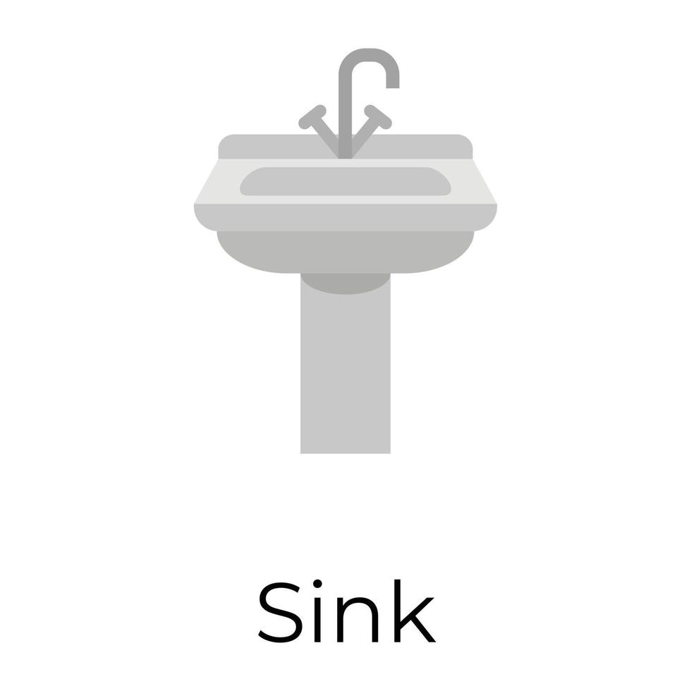 Trendy Sink Concepts vector