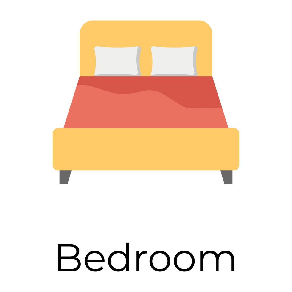 Trendy Bedroom Concepts vector