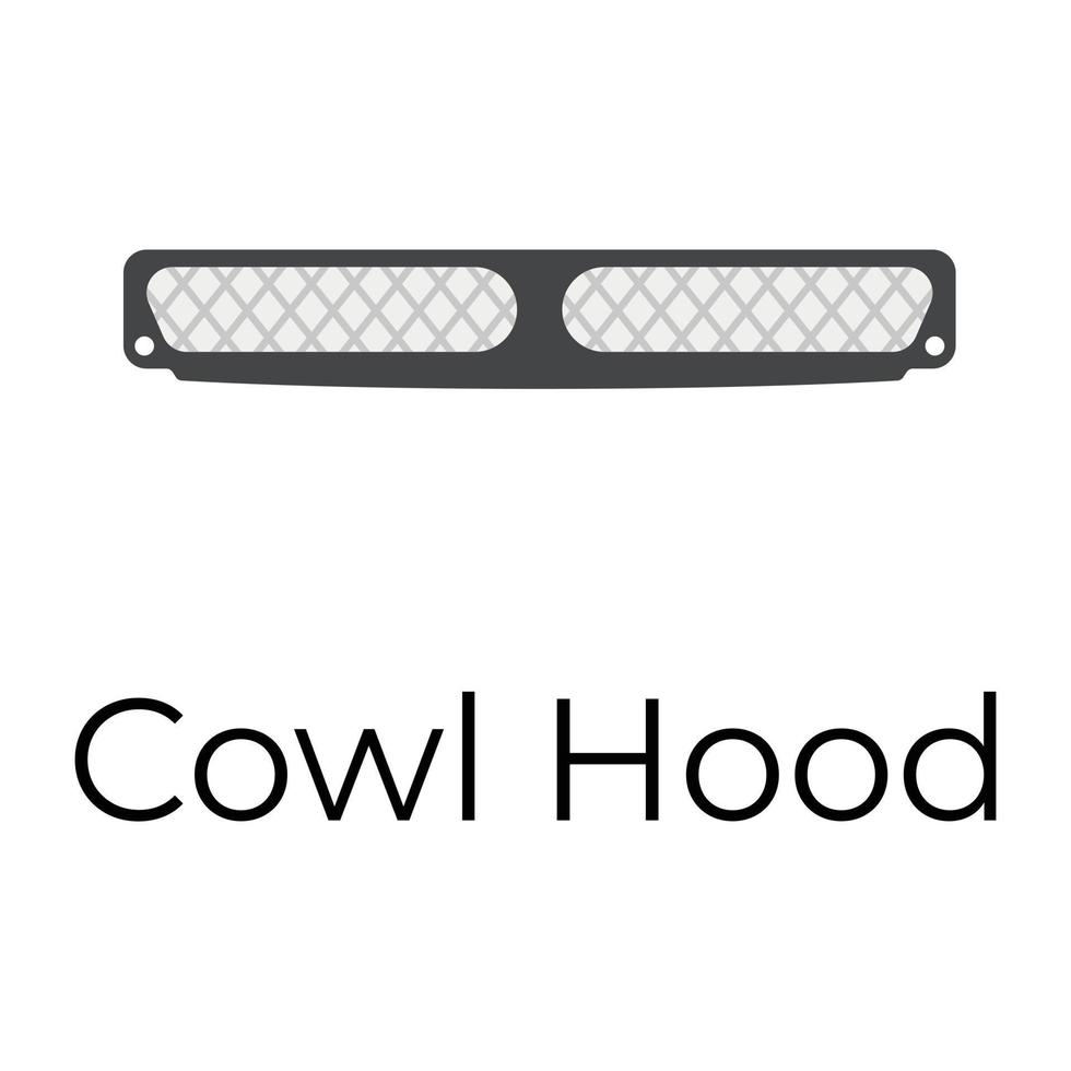 Trendy Cowl Hood vector