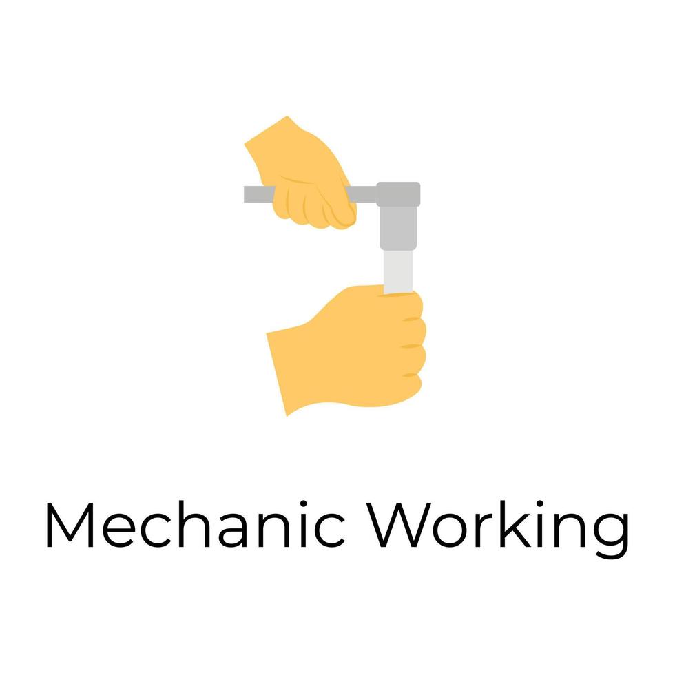 Trendy Mechanic Concepts vector