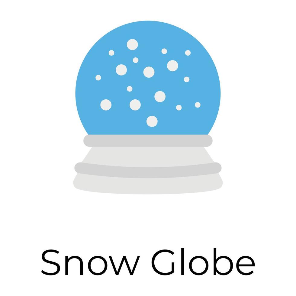 globo de nieve de moda vector