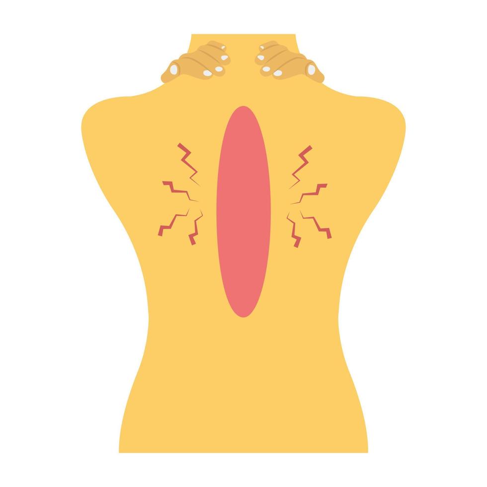 Vertebral Column Bleeding vector