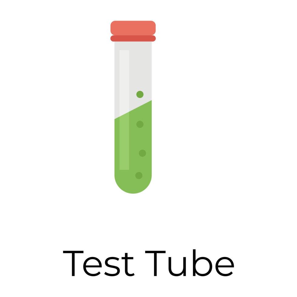Trendy Test Tube vector