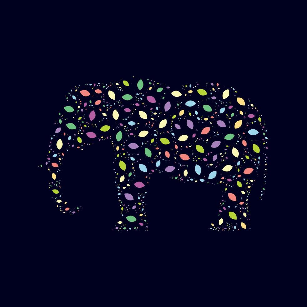 elephant pop art animal vector 13698627 Vector Art at Vecteezy