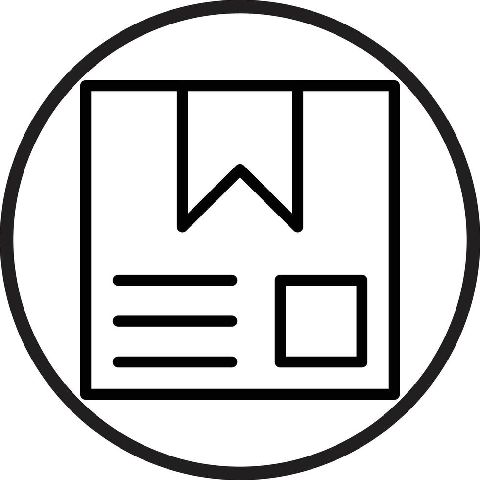 Delivery Box Icon Style vector