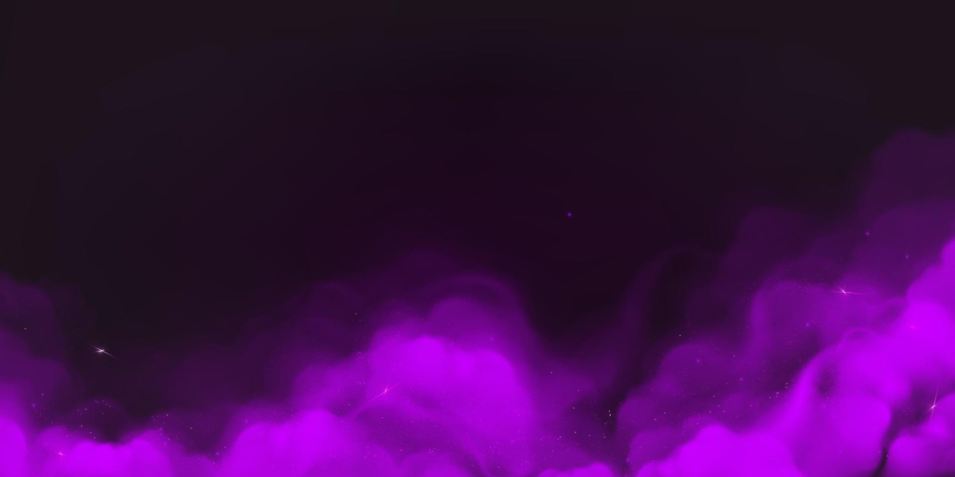 Purple powder, magic dust clouds texture vector