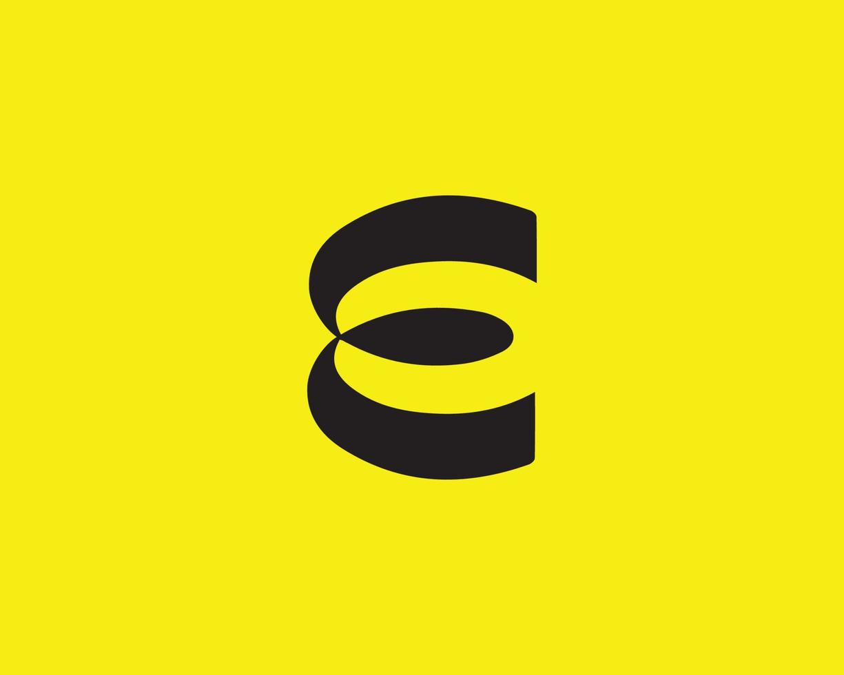 EO OE logo design vector template