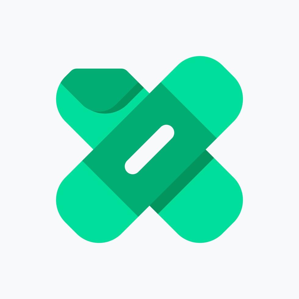 Plaster icon. Medical icon. Perfect for website mobile app presentation and any other projects. icon design flat style vector