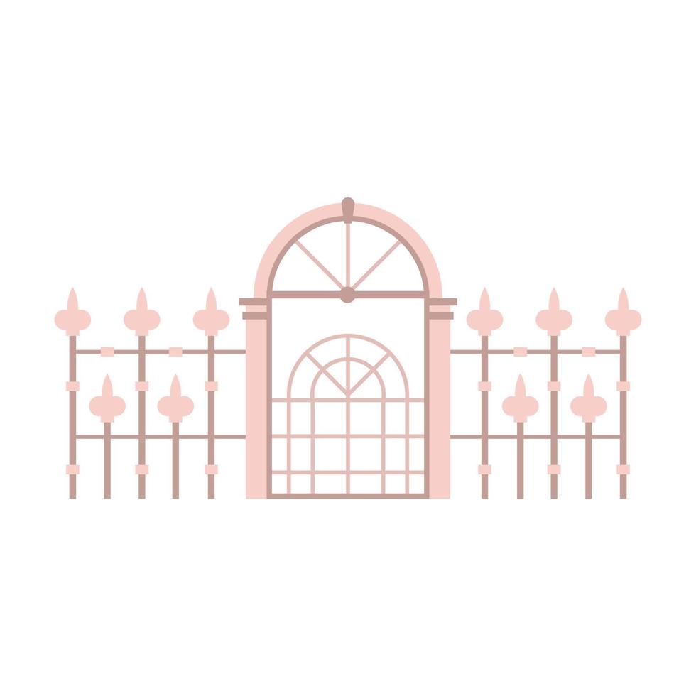 Victorian Fence and Gates Icon vector