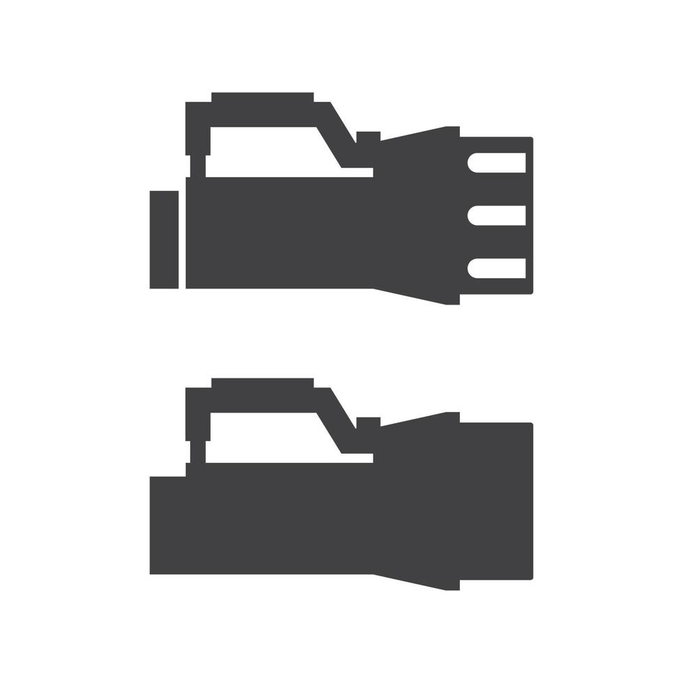 Scuba Diving Lamp Icon vector