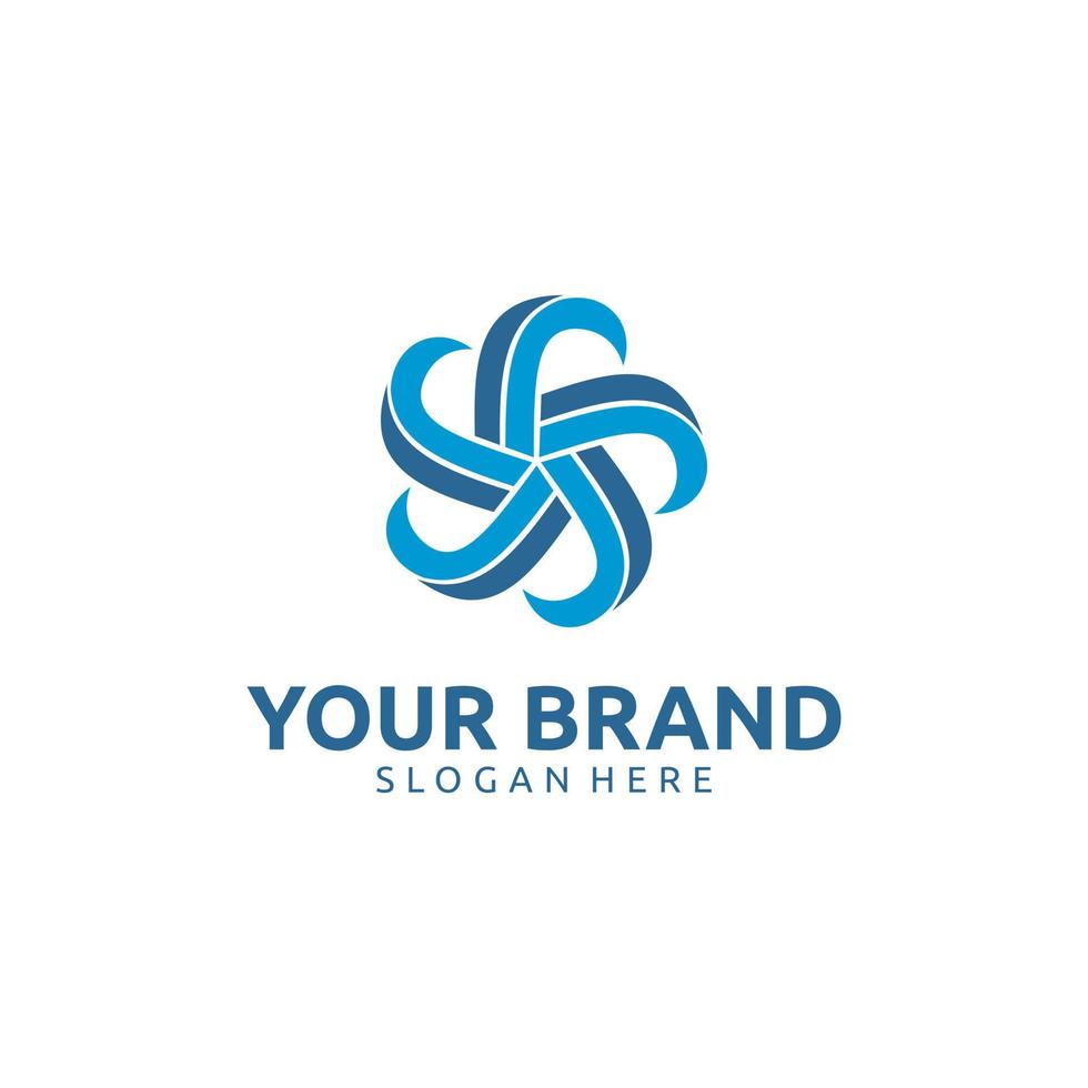 FLAT MODERN STAR LOGO DESIGN vector