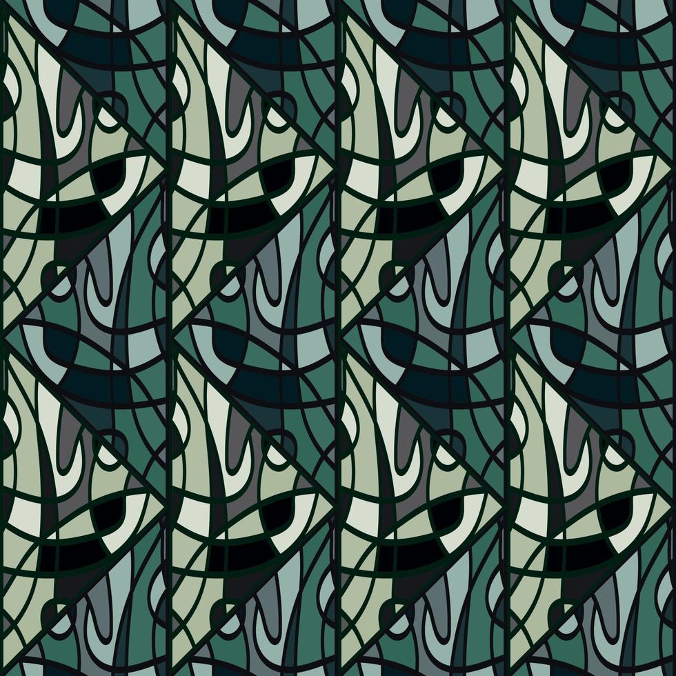 elegante mosaico de líneas de patrones sin fisuras. ornamento vintage abstracto decorativo. vector