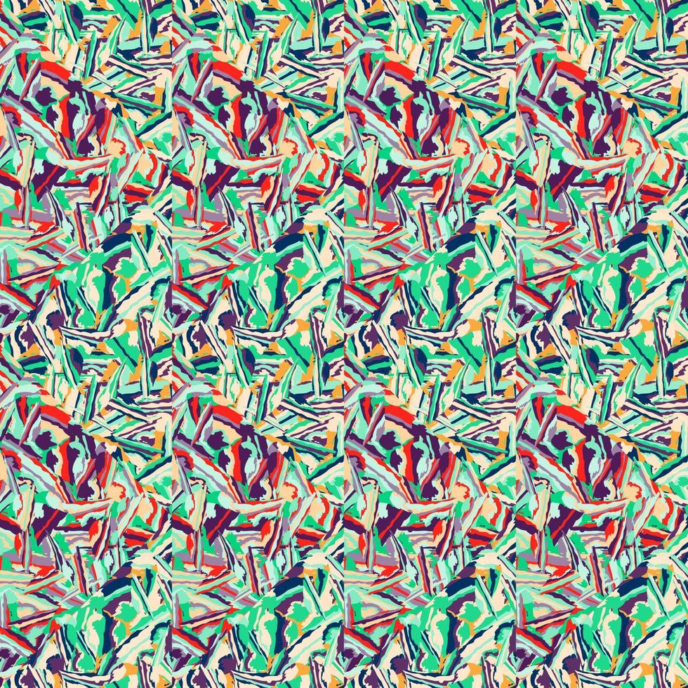 Psychedelic abstract kaleidoscope seamless pattern. Geometric mosaic ornament. vector