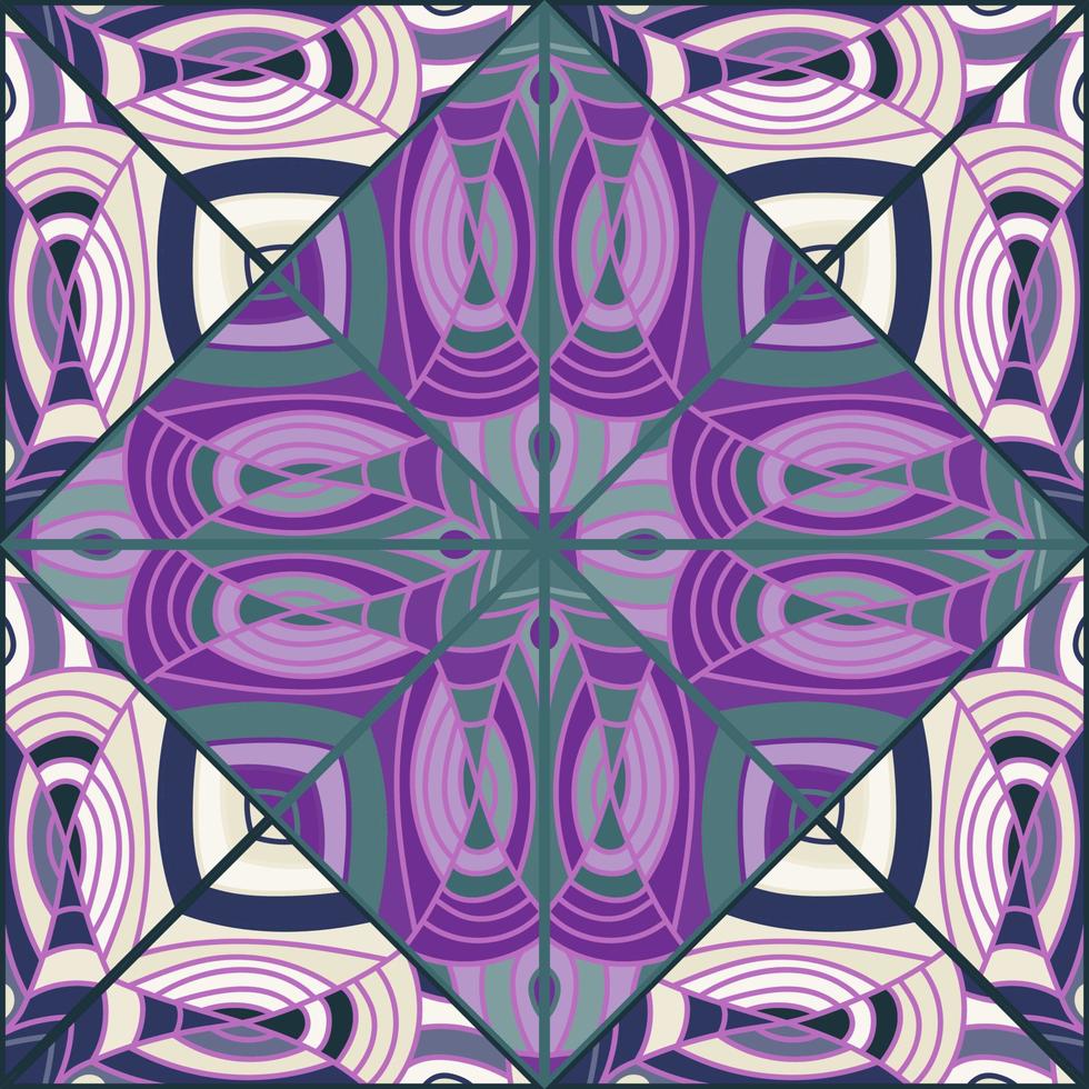 beautiful mosaic of lines seamless pattern in dodle style. Hand drawn abstract vintage ornament. vector