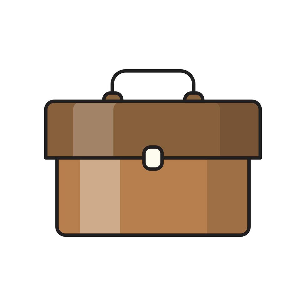 ilustración vectorial de cartera en un fondo. símbolos de calidad premium. iconos vectoriales para concepto y diseño gráfico. vector