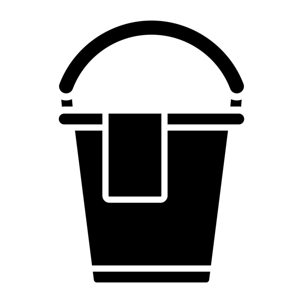 Pail Icon Style vector