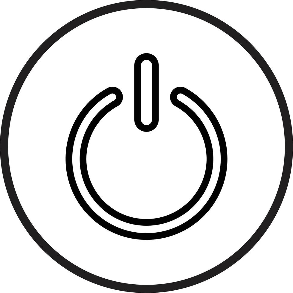 Power Button Icon Style vector