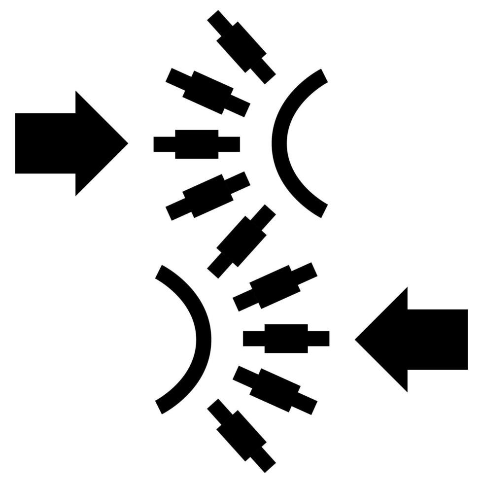 icono de imágenes prediseñadas de quiropráctica vector